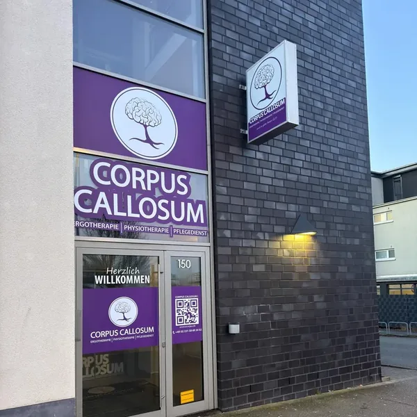 Entrance of Corpus Callosum GmbH on Schützenstraße in Dortmund